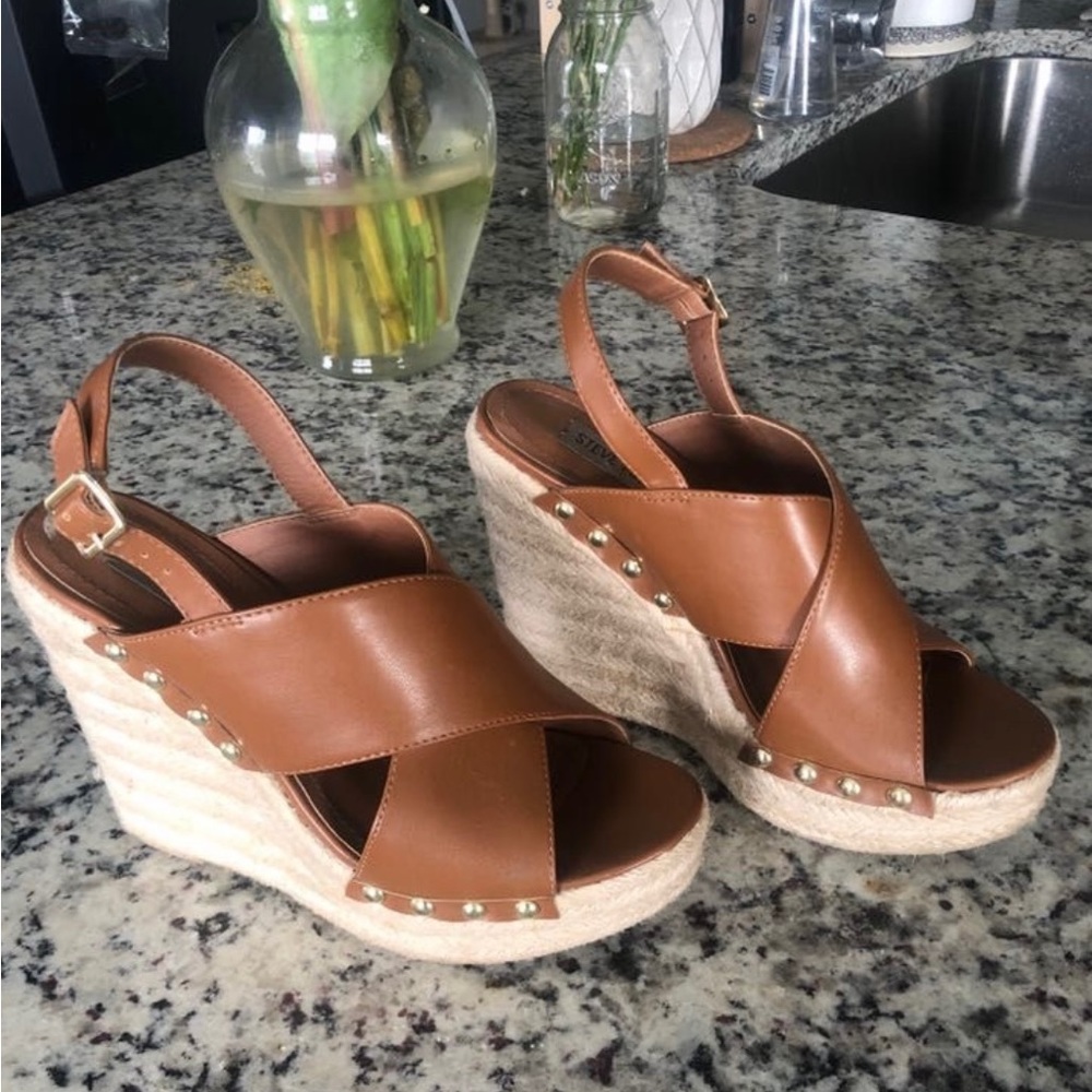Steve Madden wedges 7.5 worn once